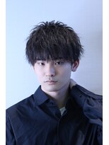 コンフィデンス メンズヘアー(confidence MEN'S HAIR) 緩めスパイラルパーマ　刈り上げマッシュ