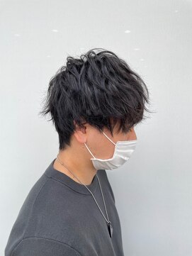 ジョージグランデ(JO-JI grande) 【中武優】メンズマッシュ×波巻きパーマ マッシュパーマ