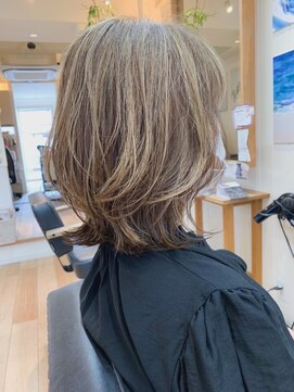 オーシャン(Ocean) [OCEAN Hair&Life藤原純]明るい白髪染め/白髪ぼかしハイライト☆