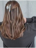 ハイライトショートヘアレイヤーカットダブルカラー