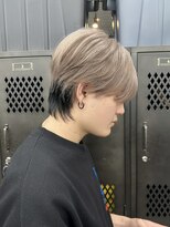 ギークス(GEEKS)&nbsp;【GEEKS渋谷】シースルーマッシュウルフ/ミルクベージュ/2way