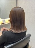 【立川】切りっぱなしボブ×縮毛矯正【髪質改善】