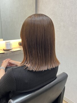 シュガー バイ エクラート 立川南口店(SUGAR by ECLART) 【立川】切りっぱなしボブ×縮毛矯正【髪質改善】