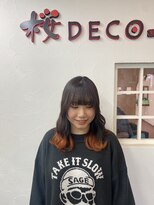 桜デコ プリム店(DECO)&nbsp;オレンジカラー