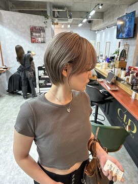 シールドヘアー 沖縄 新都心(C'LD Hair) ハイトーンショート/小顔ショート/ブリーチショート/ショート
