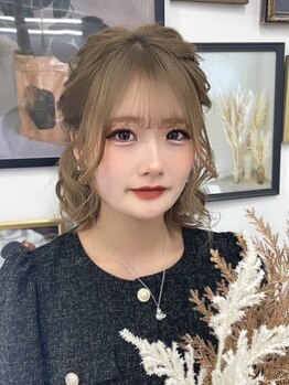 ヘアメイクスタジオ ジュエル(hair make studio JEWEL)の写真/【ヘアセット16時～21時¥1500】プロの技で時短×崩れにくいヘアセット♪豊富なメニューに定評◎[札幌]