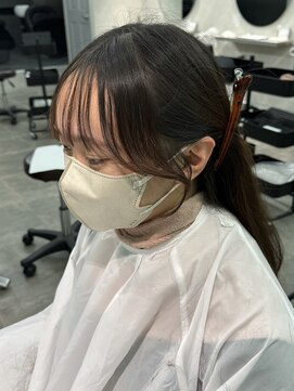 ジーニー 千葉(GENiE) 黒髪/ボブルフ/ネビージュ/小顔/ワンレン/韓国/髪質改善/前髪