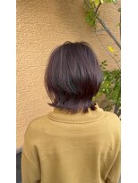 ヘアーミックス ニット(hair mix nitt) 外ハネスタイル