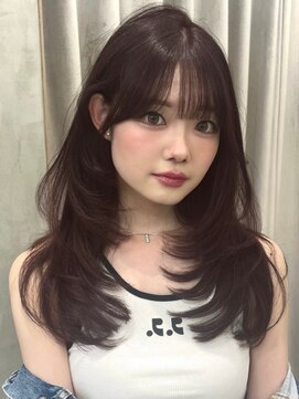 ユニ 原宿(uni) #73/黒髪/ボブルフ/ネビージュ/小顔/ワンレン/髪質改善/原宿