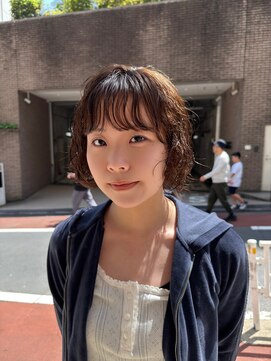 スタン 渋谷(Stam) ボブパーマ［ミニボブ/暖色/前髪パーマ］