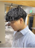 無造作マッシュシャドウパーマツイスパマッシュ無造作パーマ
