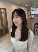 顔まわり小顔カットローレイヤー