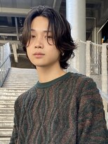 ユーフォリア 渋谷グランデ(Euphoria SHIBUYA GRANDE)&nbsp;ミディアムメンズ　ニュアンスパーマ　毛流れパーマ　MOMO