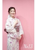 浴衣一式レンタル+着付け+ヘアセット