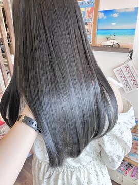 ヘアメイク アンフィ(amphi) 【光彩カラー】透明感艶髪グレージュ..~**.