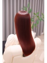 エンハンスヘアー(En hance hair)&nbsp;デトックスカラーx艶髪ピンクブラウンxTOKIOトリートメント