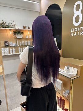 エイトヘアー(8 HAIR) バイオレットカラー デザインカラー ダブルカラー