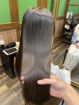 リル 海浜幕張(relle)の写真/《海浜幕張☆髪質改善完全個室サロン》湿気や乾燥など季節によって変化するお悩みに合わせて施術[縮毛矯正]