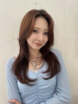 ビーチ(BEACH) 似合わせカット 大人ガーリー ミディアムレイヤーカット 韓国