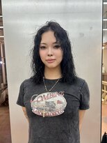 パークレーン アイス イヴェン(park lane ICI yeven)&nbsp;20代30代40代パーマミディアムロングレイヤーカットブリーチなし