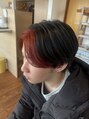 シュールセイン(sur scene)&nbsp;センターパートマッシュ×フェイスフレーミング
