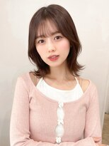 レア 表参道(L'ea)&nbsp;暗めカラーグランマッシュデザインカラーフェイスフレーミング