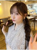 髪質改善＊ダークアッシュ小顔ガーリー＊美髪【Zina錦糸町】