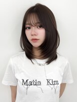 アマトウキョウスマートサロン(AMA TOKYO×Smart Salon) くびれレイヤー/顔まわりカット/レイヤーカット/小顔ヘア
