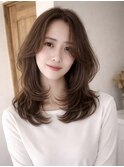 大分ミディアムボブレイヤー軽め韓国レイヤーくびれスタイル