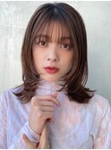 ロングレイヤー/顔まわりレイヤー/レイヤーカット/ウェーブヘア