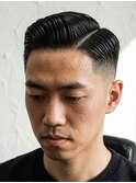 サイドパート・スキンフェード