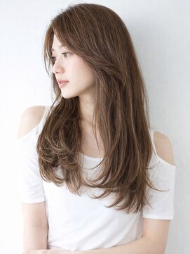 メイキー 本厚木(MA-IKI) ナチュラルロングミルクティーベージュ髪質改善/メイキー本厚木