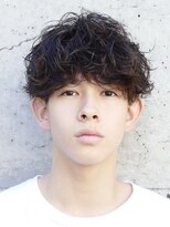 フィフス 大分(fifth)&nbsp;大分シャドウパーマメンズカットラウンドマッシュツーブロック