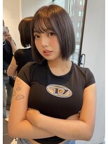 リエル 札幌大通(Lielle) 切りっぱボブ×darkgrage