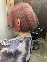 フォーカス(focus)&nbsp;30代40代50代ダブルカラーボブペールピンクレイヤーカット