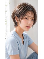 ユニット 蕨西口店(UNIT) ショートボブ髪型20代30代40代50代丸顔面長蕨駅白髪