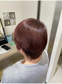 ピンクレッドブラウン