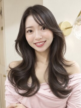 シーテ(Ciete) 韓国ヘア名古屋ハイレイヤー顔まわりカット前髪ボブタッセル小顔