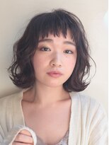 シーバイシー(CxC)&nbsp;ボブ/ワンレン/ジグザグバング/パーマ/ベージュ