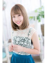 ミック ヘアアンドビューティー 大山店(miq  Hair&Beauty)&nbsp;女の子らしさ♪まろやかワンカールミディ