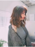 大人かわいい♪無造作カール♪ルーズ
