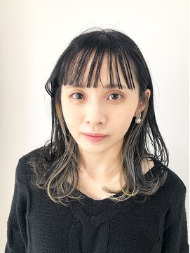 ヤキイモ(yakiimo) ダークアッシュ　× インナーカラー