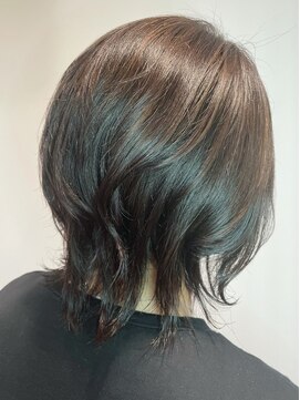 ジュジュル 稲毛本店(jujur) 透明感カラー/ボブ/カーキグレージュ/大人かわいい【稲毛】