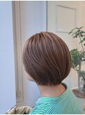 20代30代/くせ毛カバー/透明感ショート/ツヤ髪