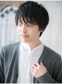 ビジネスも◎黒髪ウェット抜け感似合わせカットd仙台20代30代