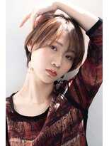 クシュ 所沢西口プロぺ通り(kusyu... )&nbsp;ハイトーンカラーボブウルフココアベージュ黒髪グレージュカラー