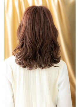 カバーヘア イヴ 戸頭店(COVER HAIR EVE) レッドブラウン大人ガーリー小顔ふわミディTb1戸頭20代30代40代!