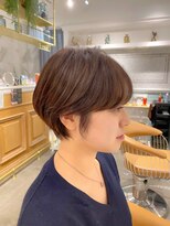 ロンド シャルム 吉祥寺(Lond charme)&nbsp;ワイドバングのショートボブ