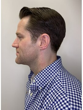 フランクスバーバーリザーブ 人形町店(FRANK’S BARBER RESERVE) クラシカル外国人風サイドパートS