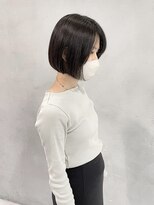 ハルキ ミナト ジャパン オオサカ(HARUKI MINATO japan OSAKA)&nbsp;ナチュラルモードボブ 20代30代40代ヘア 小顔 大阪ボブ 梅田